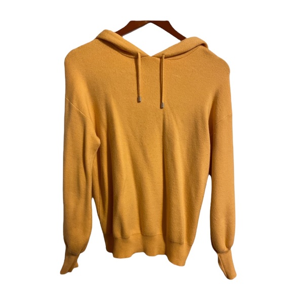 Philosophy Yellow Hoodie Sweater Size 